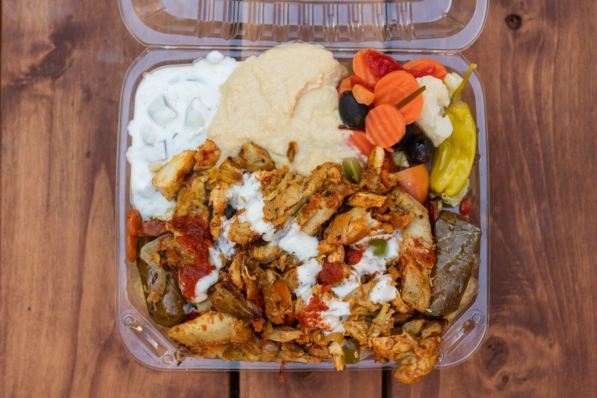 Shawarma over rice